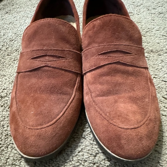 Clarks Women's Brown and Orange Loafers - Picture 3 of 4